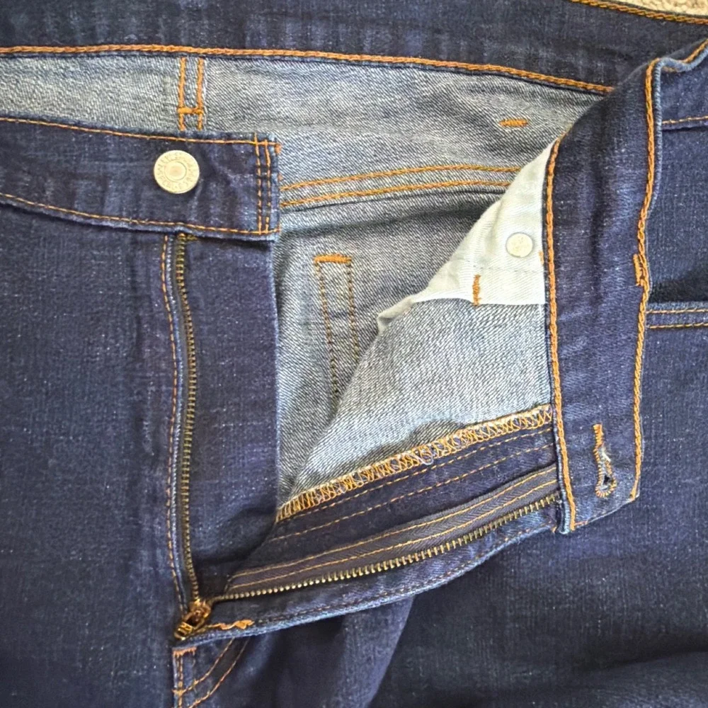 Levis‎ 514 Straight Fit Jeans Mens 38x30 Dark Wash Indigo Blue Denim Pants